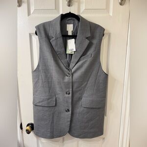 NWT H&M Charcoal Women's Vest